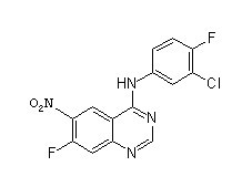 N-(3-氯-4-氟苯基)-7-氟-6-硝基-4-喹唑啉胺